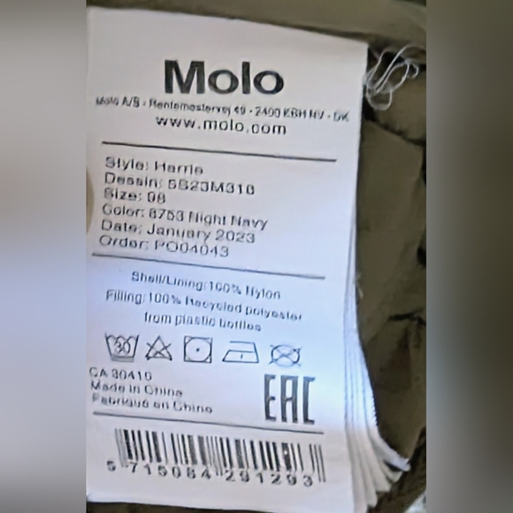 Molo • Harrie Puffer Jacket in Night Navy - Picture 6 of 7